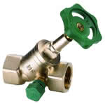 VD Hahn / Schrägsitzventil,m. Entleerung / 2"