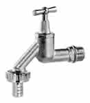 Auslaufventil / VZ Hahn,3/4" / m. Schlauchverschraubung