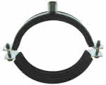 verz. Rohrschelle m. Schallschutzeinlage,20-23 mm / M8 + M10 / 1/2" (VE=100)