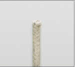 Baumwollschnur getalgt / quadratisch,6 x 6 mm (Dose = 3 mtr)