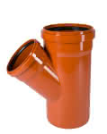KG-Abzweig,DN 250/200 / 45 Grad