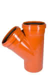 KG-Abzweig,DN 250/250 / 45 Grad