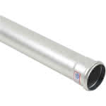 Edelst. Abflussrohr,75 x 500 mm