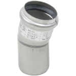 Edelst. Abflussrohrbogen,50 mm x 15 Gr.