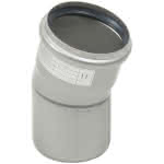 Edelst. Abflussrohrbogen,75 mm x 15 Gr.