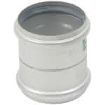 Edelst. Abflussrohr Schiebemuffe,75 mm