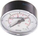 Manometer RF 63 / 0 - 6 bar,G1/4" Abgang hinten / axial
