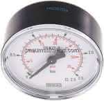 Manometer RF 63 / 0 - 2,5 bar,G1/4" Abgang hinten / axial