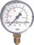 Manometer RF 63 / 0-10 bar,1/4" Abgang unten / radial