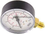 Manometer RF 63 / 0-1,6 bar,1/4" Abgang unten / radial