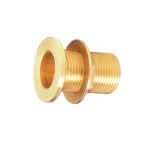 Messing Außenbordanschluss,11/2" / komplett mit Kontermutter
