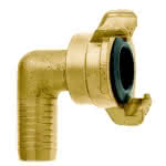 Mess. Winkel-Schlauchstück GEKA-2000,Tülle 3/4" / 19 mm / drehbar