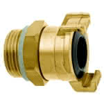 Mess. Gewindestück GEKA-2000,1" AG / drehbar