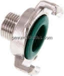 Edelst. Gewindestück GK-Industrieausf.,1/2" AG