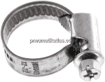 verz. Schlauchschelle,S 12 - 22 mm / 9 mm / C7 W1 (VE=100)