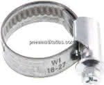 verz. Schlauchschelle,S 16 - 27 mm / 12 mm / C7 W1 (VE=50)