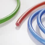 Gewebeschlauch / RAUFILAM-E COLOUR / rot-transp.,9 x 3 mm (Rolle=50 mtr)