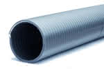 Spiralschlauch mit Hart PVC Spirale,Silbergrau 90 x 5,7 mm (Rolle= 50 mtr)