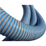 Spiralschlauch mit Hart-PVC-Spirale,grau-blau 127 x 8,3 mm (Rolle=20 mtr)