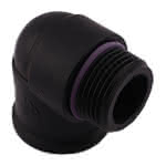 PP Winkel,mit O-Ring / 1" IG/AG