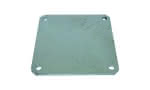 verz. 4-Eck-Blindflansch,6" / 180 x 180 mm / Lochabstand 150 mm