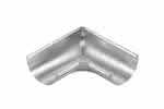 Zink Rinnenwinkel / halbrund / Inneneck 90°,6-tlg. / NW 150