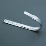 fvz. Rinnenhalter / halbrund / lang / 2 Federn,7-tlg. / NW 125