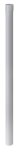 PVC Fallrohr mit Muffe / grau,5-tlg. / Ø 125 mm / 4 mtr