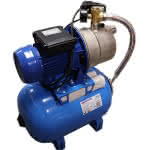 Elwa Hochleistungs-Hauswasserwerk / VA,HW-JEXM 120 / Kessel 24 ltr.,max. 4,5m³/h / max. 50 mtr. / 1"+1 1/4"