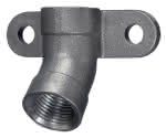 Edelstahl Nippelhalter,45 Grad / 1/2" IG