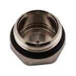 Blindstopfen selbstdichtend,1/2" / Messing-vernickelt / Nr. 1271