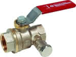 Kugelhahn R910s Schwer-Modell,3/4" m. Entleerung (Trinkwasser)