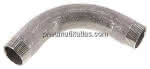 Edelst. Bogen 90 Gr. / Pn16 / beids. AG,R 11/2" AG / L= 160 mm / V4A