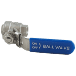 Edelst. Kugelhahn Voller Durchgang,1/2"