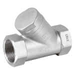 Edelst. Rückschlagventil Schrägsitz,Pn40 / 1/2" / V4A