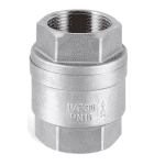 Edelst. Euro Rückschlagventil,FKM(Viton)-Dichtung Pn40 / 1/2" / V4A