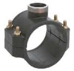 Gebo-Plast Anbohrschelle,32 x 1" mm m. Verstärkung (2 Schrauben)