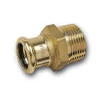 Sanha Purapress -Übergangsnippel,22 mm x 1" V + M Kontur,EPDM Dichtring