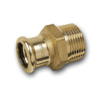 Sanha Purapress -Übergangsnippel,28 mm x 1" V + M Kontur,EPDM Dichtring