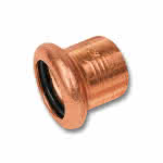 Sanha Kupfer Press-Kappe Serie 6000,22 mm V + M Kontur,EPDM Dichtring