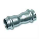 Sanha Edelst. Press-Muffe Serie 9000,18 mm / 1.4404 / V+M Kontur,EPDM Dichtring