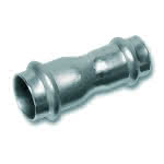 Sanha Edelst. Press-Reduziermuffe Serie 9000,22 x 18 mm / 1.4404 / V+M Kontur,EPDM Dichtring