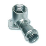 Sanha Edelst. Press-Wandscheibe Serie 9000,22 mm x 3/4" IG / 1.4404 / V+M Kontur,EPDM Dichtring