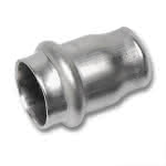 Sanha Edelst. Press-Kappe Serie 9000,15 mm / 1.4404 / V+M Kontur,EPDM Dichtring