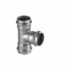Edelst. Press-T-Stück 1.4404 V-Kontur,15 mm