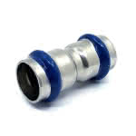 Edelst. Press-Muffe 1.4404 V-Kontur,42 mm