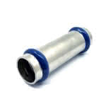 Edelst. Press-Schiebemuffe 1.4404 V-Kontur,22 mm