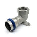 Edelst. Press-Wandscheibe 1.4404 V-Kontur,22 mm x 3/4" IG