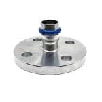 Edelst. Press-Übergangsflansch 1.4404 V-Kontur,DN40 / 42 mm