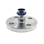 Edelst. Press-Übergangsflansch 1.4404 V-Kontur,DN40 / 42 mm